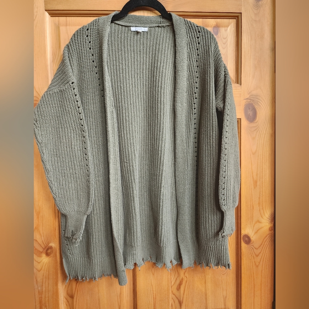 Maurices Raw Hem Cardigan